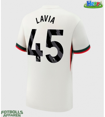 Chelsea Romeo Lavia #45 Bortatröja 2025-26 Kortärmad